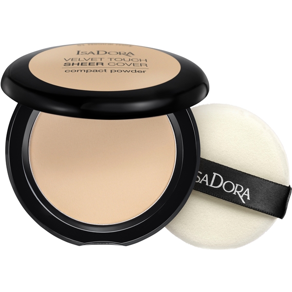 IsaDora Velvet Touch Sheer Cover Compact Powder (Billede 1 af 3)