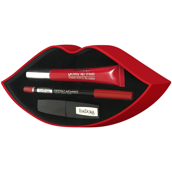 IsaDora Red Lips Gift Set (Billede 2 af 2)
