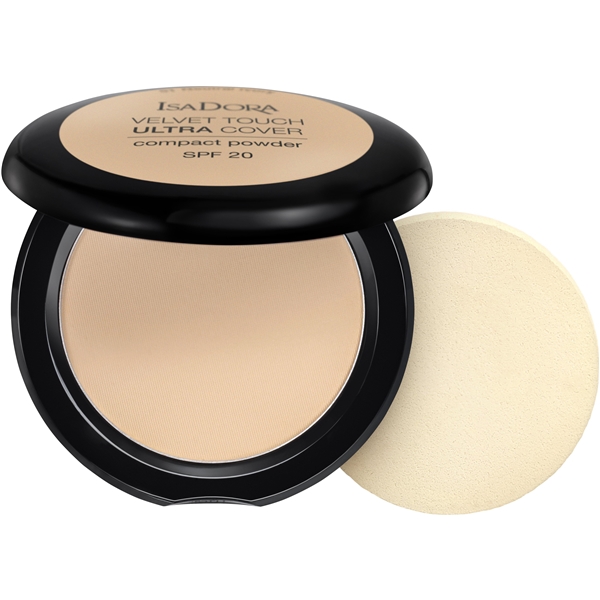IsaDora Velvet Touch Ultra Cover Compact Powder (Billede 1 af 3)