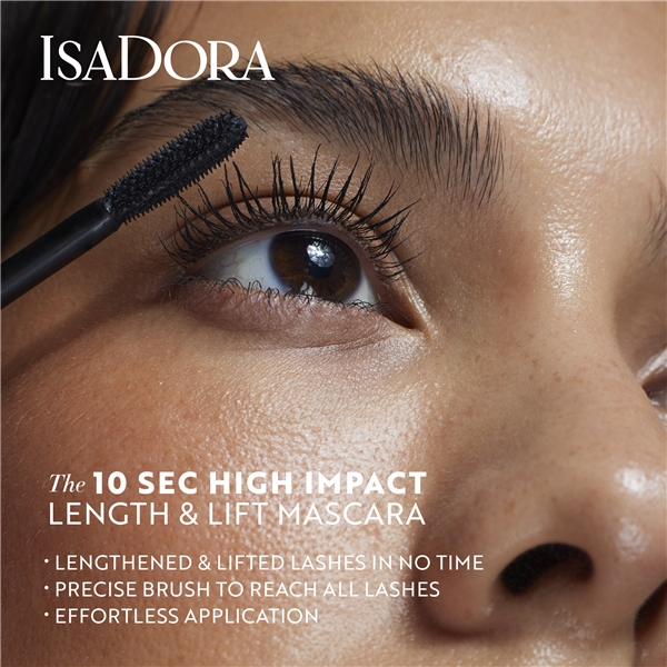 IsaDora The 10 Sec High Impact Length Mascara (Billede 5 af 7)