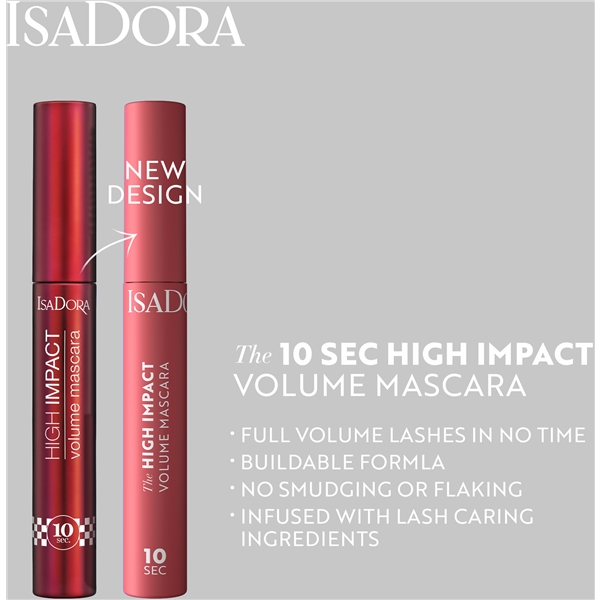IsaDora The 10 Sec High Impact Volume Mascara (Billede 5 af 8)