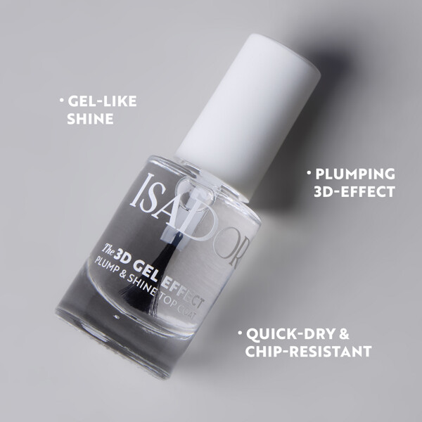 IsaDora The 3D Gel Effect Plump & Shine Top Coat (Billede 2 af 4)