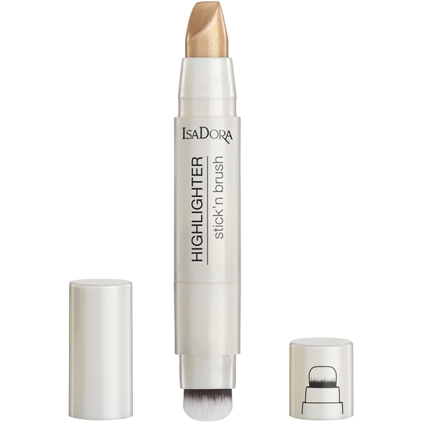 IsaDora Highlighter Stick'n Brush (Billede 1 af 3)