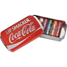 6 st/pakke - Lip Smacker Coca Cola Lip Balm Tin Box