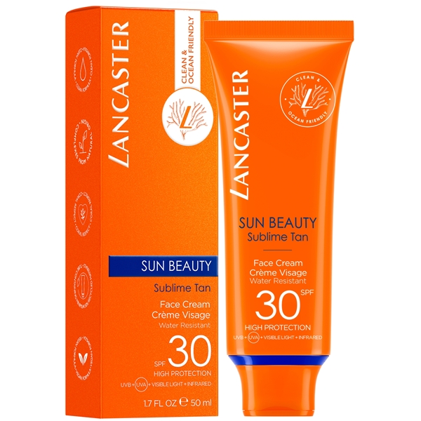 Lancaster SPF30 Sun Beauty Sublime Tan Face Cream (Billede 2 af 4)