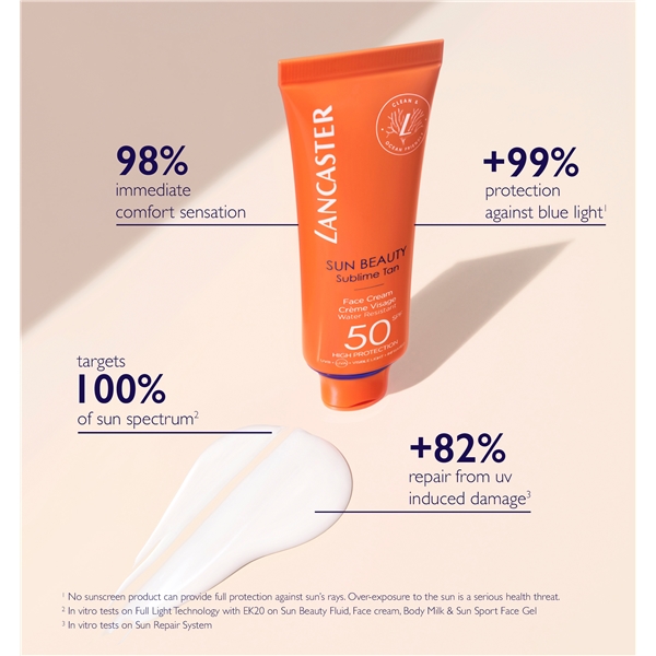 Lancaster SPF30 Sun Beauty Sublime Tan Face Cream (Billede 4 af 4)