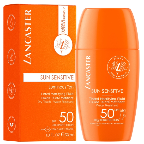 Lancaster Sun Sensitive Tinted Matte Fluid SPF 50 (Billede 2 af 3)