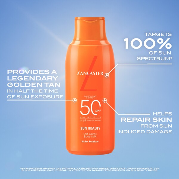 Lancaster SPF50 Sun Care Face & Body Milk (Billede 3 af 7)
