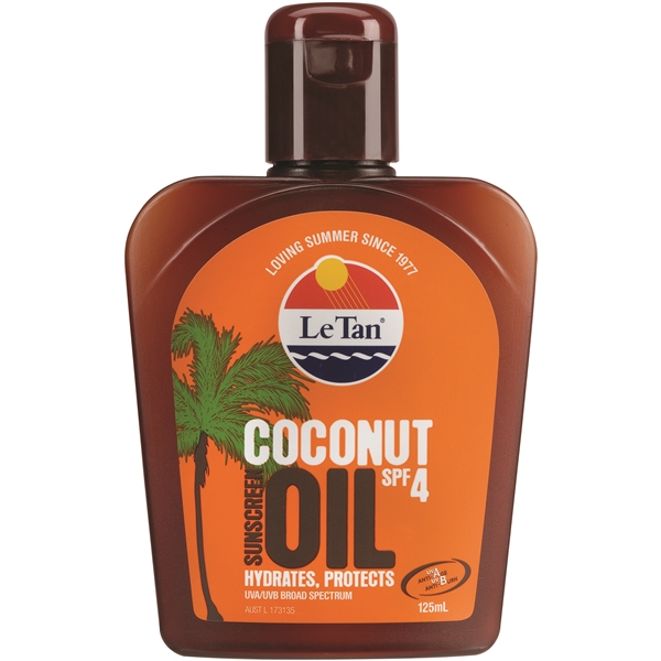 Le Tan Coconut Oil SPF 4