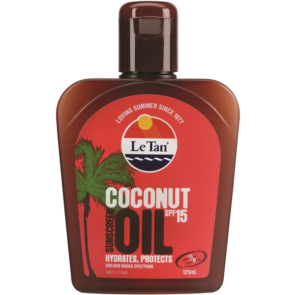 Le Tan Coconut Oil SPF 15