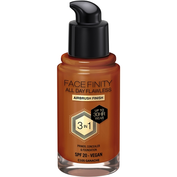 Facefinity All Day Flawless 3 in 1 Foundation (Billede 4 af 7)