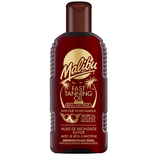 Malibu Fast Tanning Oil with Beta Carotene