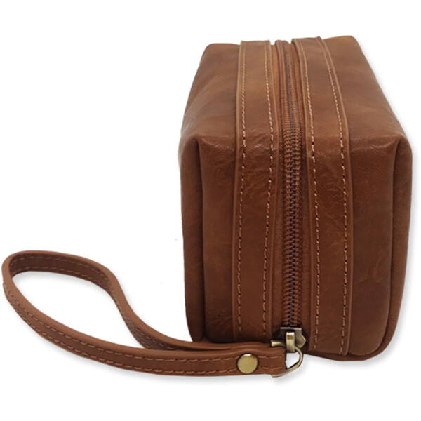 Brown Zircon Casual Makeup Bag (Billede 2 af 7)