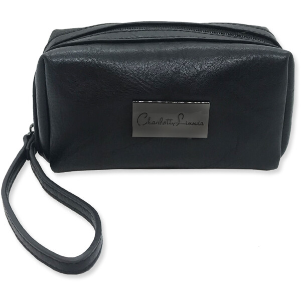 Black Zircon Casual Makeup Bag (Billede 1 af 5)