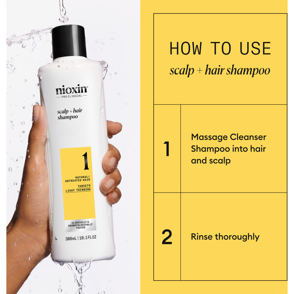 System 1 Scalp + Hair Shampoo (Billede 3 af 8)