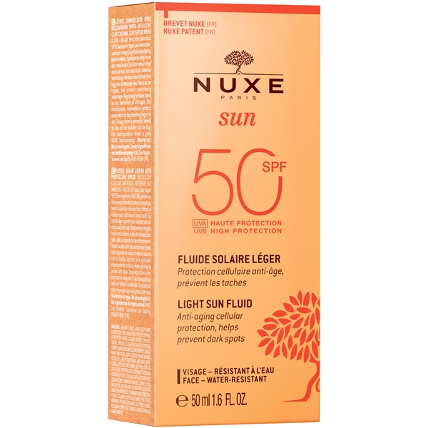 Nuxe Sun Spf 50 - Light Fluid High Protection (Billede 2 af 2)