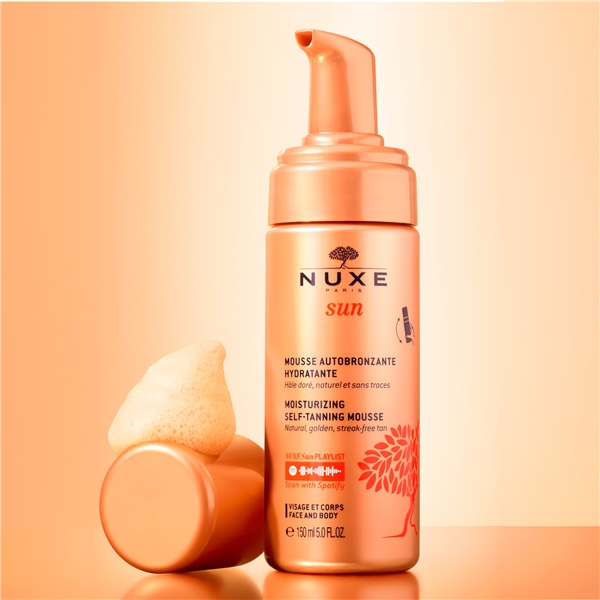 NUXE Sun Moisturizing Self Tanning Mousse (Billede 2 af 8)