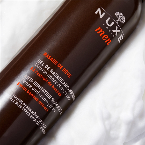 NUXE MEN Anti Irritation Shaving Gel (Billede 3 af 5)