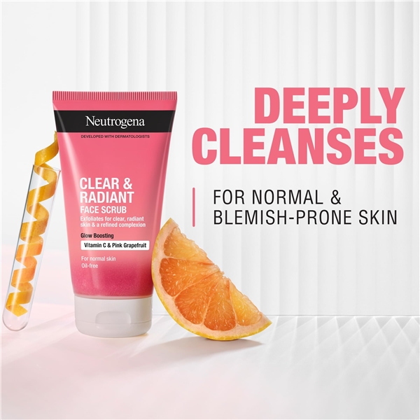 Clear & Radiant Face Scrub (Billede 3 af 3)