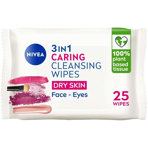 Nivea 3 in 1 Caring Cleansing Wipes (Billede 1 af 6)