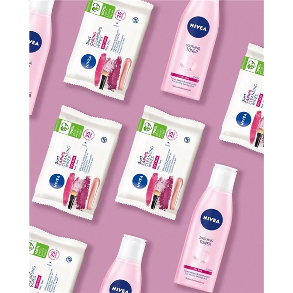 Nivea 3 in 1 Caring Cleansing Wipes (Billede 6 af 6)