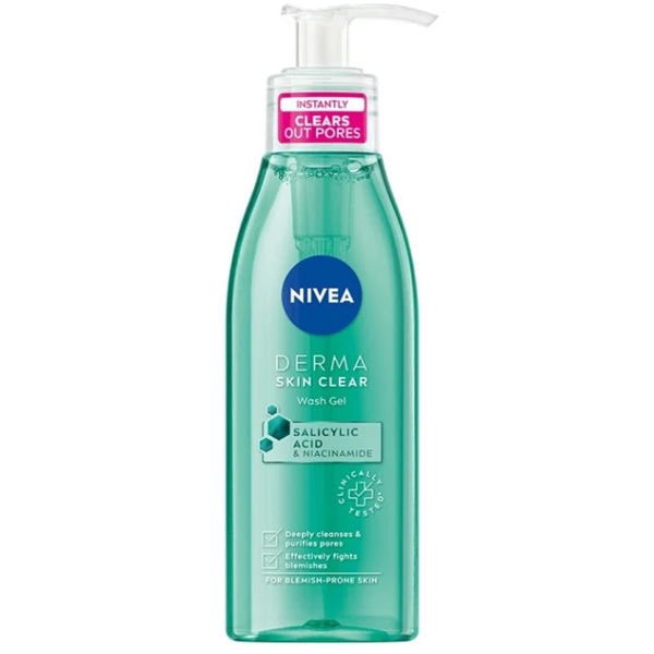 Nivea Derma Skin Clear Wash Gel (Billede 1 af 6)