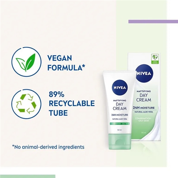 Nivea Mattifying Day Cream - Combination Skin (Billede 5 af 5)