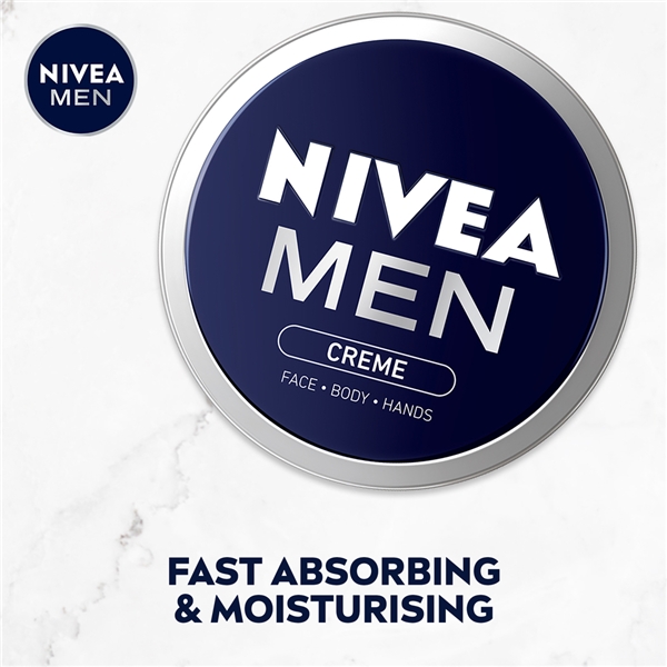 Nivea Men Creme - Face Body Hands (Billede 2 af 6)