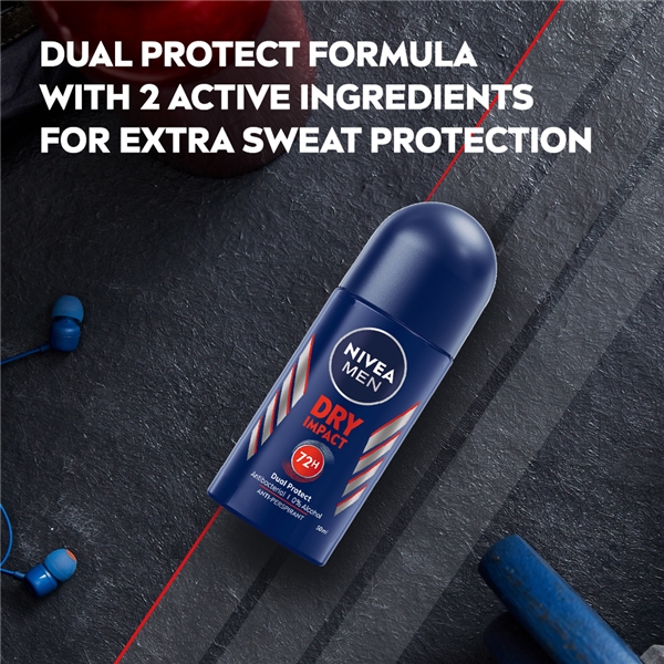 Nivea Men Deo Dry Impact Roll on (Billede 4 af 5)