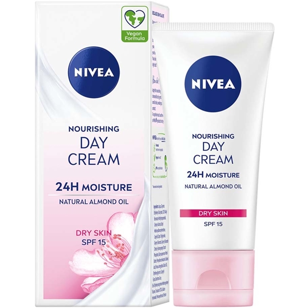 Nivea Nourishing Day Cream SPF15 - Dry Skin (Billede 1 af 5)