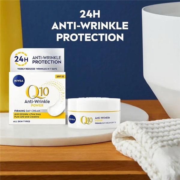 Nivea Q10 Anti Wrinkle Power Firming Day SPF15 (Billede 3 af 5)