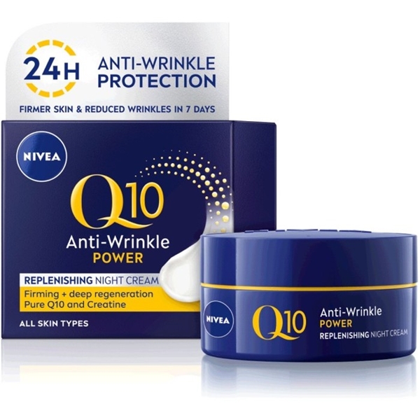 Nivea Q10 Anti Wrinkle Power Night Cream (Billede 1 af 6)