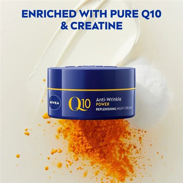 Nivea Q10 Anti Wrinkle Power Night Cream (Billede 4 af 6)
