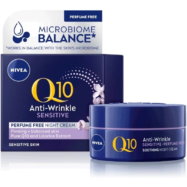 Nivea Q10 Anti Wrinkle Sensitive Night Cream (Billede 1 af 5)
