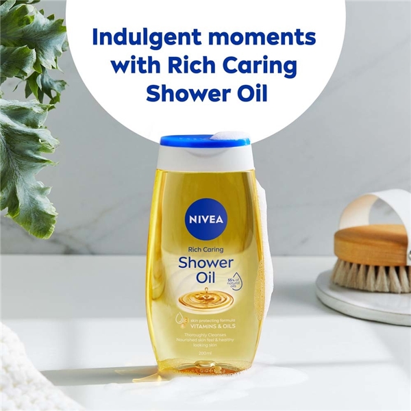 Nivea Rich Care Shower Oil (Billede 6 af 6)