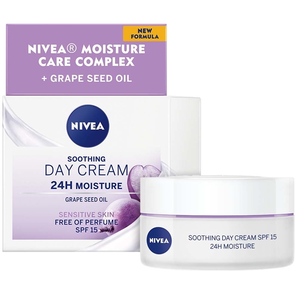 Nivea Soothing Day Cream - Sensitive Skin (Billede 1 af 6)