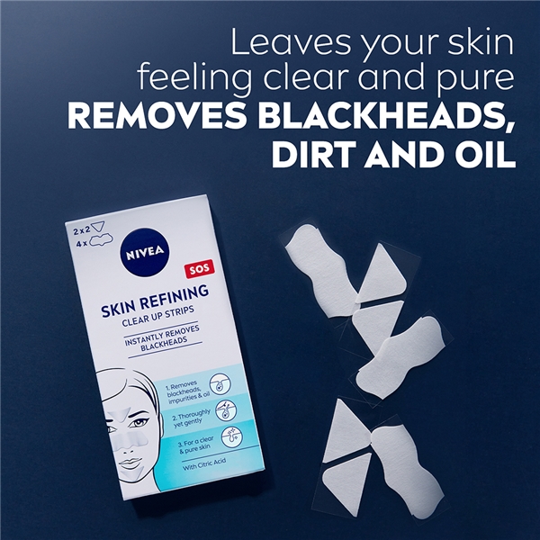 Nivea SOS Skin Refining Clear Up Strips (Billede 2 af 6)