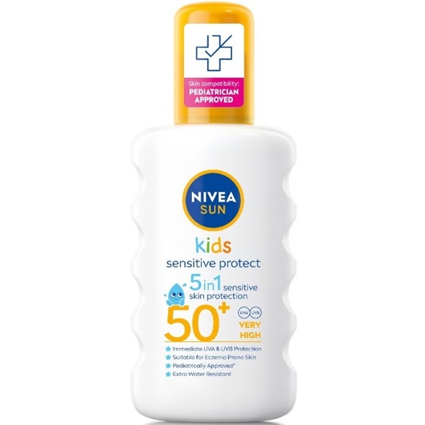 Nivea Sun Kids Sensitive Protect Spray SPF50+ (Billede 1 af 5)