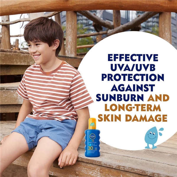 Nivea Sun Protect & Moisture Kids Spray SPF30 (Billede 4 af 5)