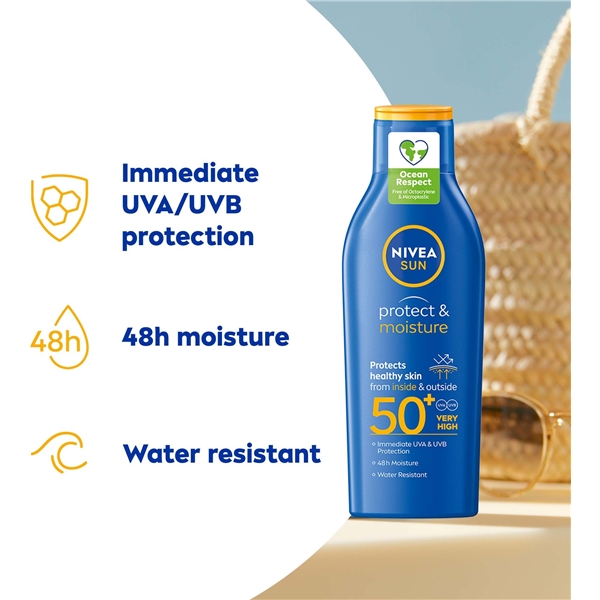 Nivea Sun Protect & Moisture Lotion SPF50+ (Billede 3 af 6)