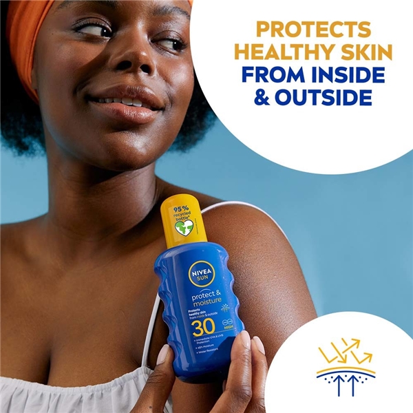 Nivea Sun Protect & Moisture Spray SPF30 (Billede 2 af 6)