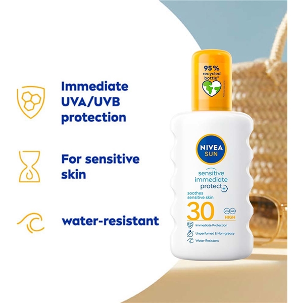 Nivea Sun Sensitive Immediate Protect SPF30 (Billede 2 af 7)