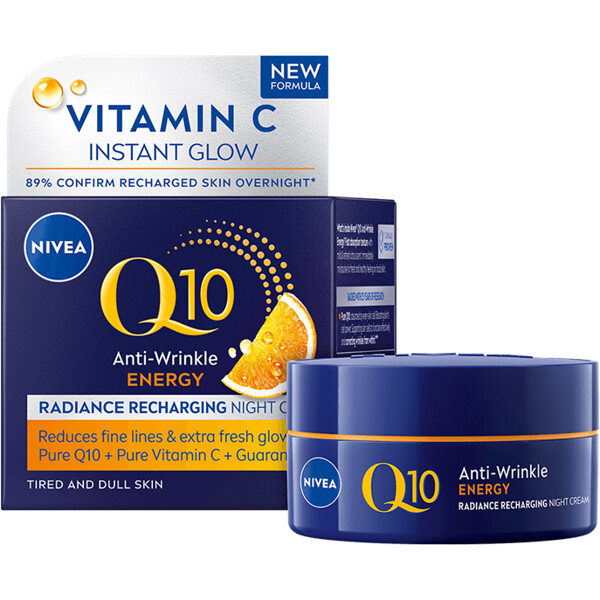 Nivea Q10 Energy Recharging Night Cream (Billede 1 af 7)