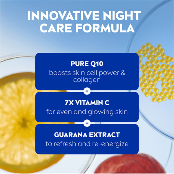 Nivea Q10 Energy Recharging Night Cream (Billede 4 af 7)