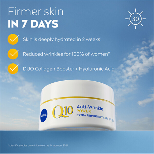 Nivea Q10 Power Extra Firming Day Cream SPF30 (Billede 3 af 8)