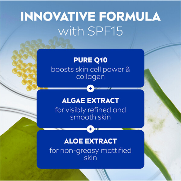 Nivea Q10 Pore Minimising Day Cream SPF15 (Billede 4 af 8)
