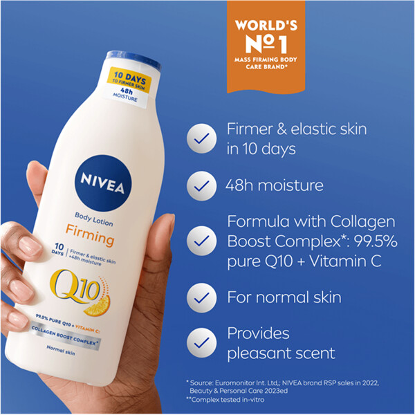 Nivea Q10 Vitamin C Firming Body Lotion (Billede 7 af 7)