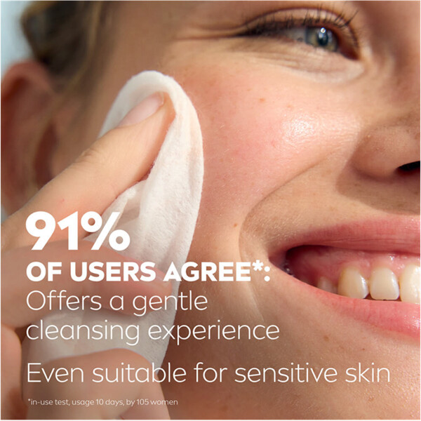 Nivea 3 in 1 Sensitive Cleansing Wipes (Billede 2 af 6)