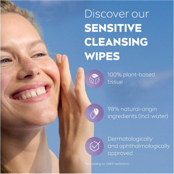 Nivea 3 in 1 Sensitive Cleansing Wipes (Billede 5 af 6)