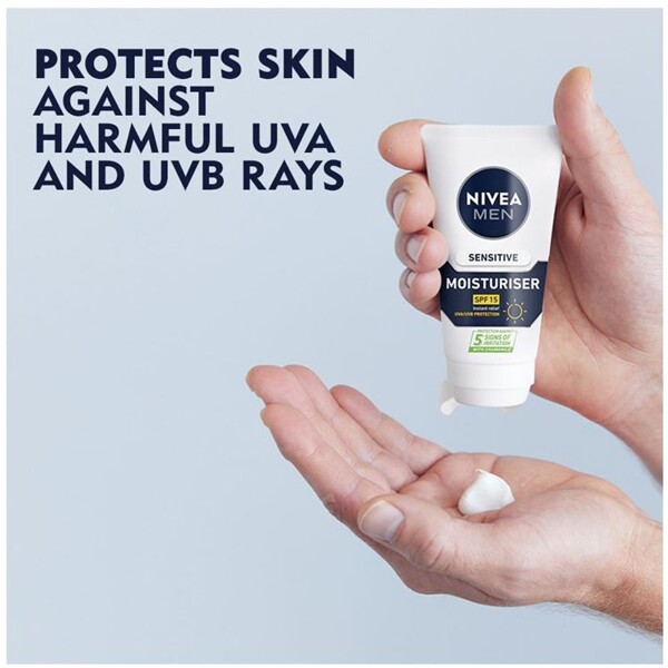 Nivea Men Sensitive Face Moisturiser SPF15 (Billede 6 af 8)